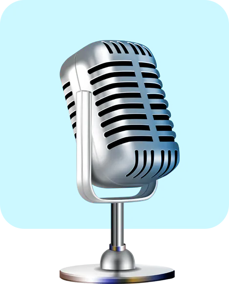 announcer's microphone